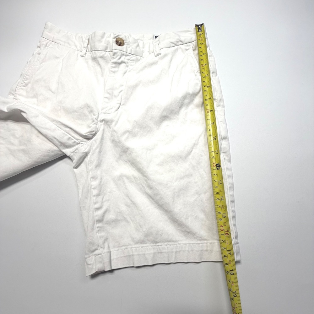 Vineyard Vines White Stretch‎ Shorts Men's 31 Medium Cotton Casual Summer - Picture 2 of 6